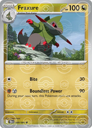 Fraxure (Poke Ball Pattern) 069/086 · Holofoil (Black Bolt)