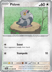 Pidove - 071/086 (Poke Ball Pattern) - SV: Black Bolt (BLK)