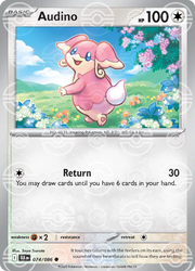 Audino - 074/086 (Poke Ball Pattern) - SV: Black Bolt (BLK)