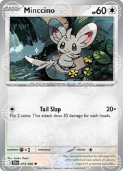 Minccino (Poke Ball Pattern) 075/086 · Holofoil (Black Bolt)