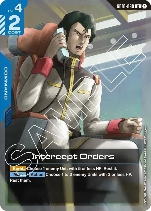 Intercept Orders GD01-099 (Newtype Rising)
