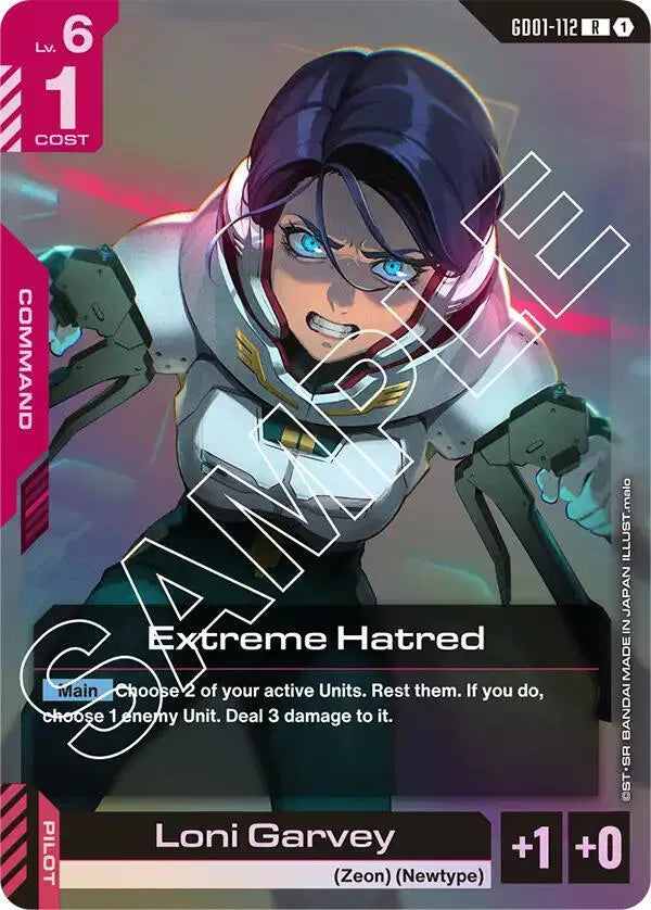 Extreme Hatred GD01-112 (Newtype Rising)