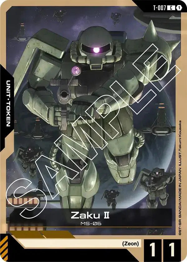 Zaku II (T-007) Token · Normal (Newtype Rising)