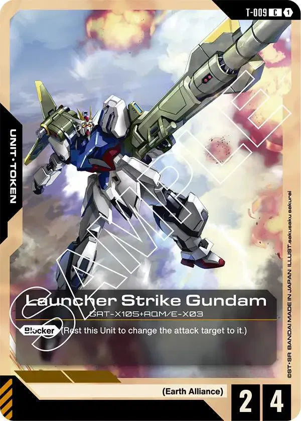 Launcher Strike Gundam (T-009) Token · Normal (Newtype Rising)