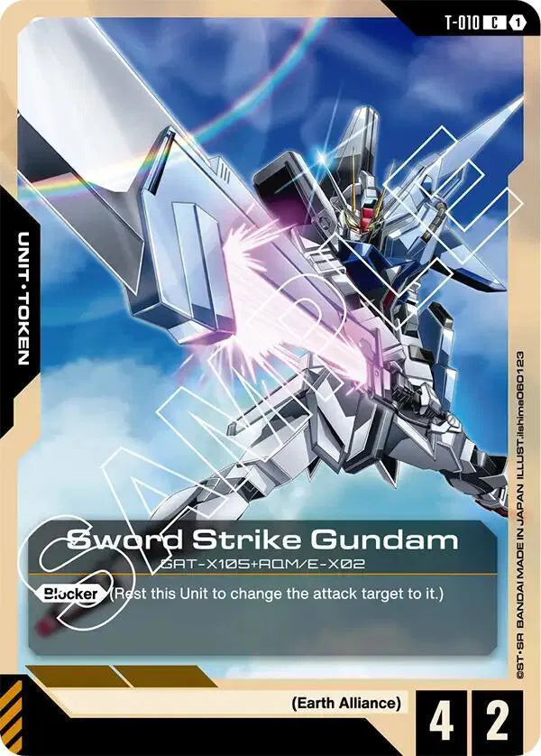 Sword Strike Gundam (T-010) Token · Normal (Newtype Rising)