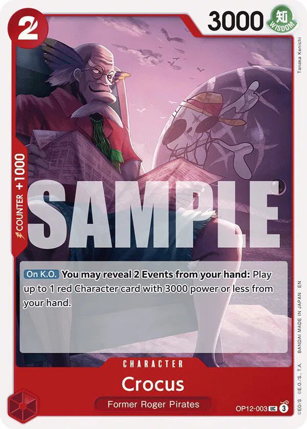 Crocus OP12-003 (Legacy of the Master)