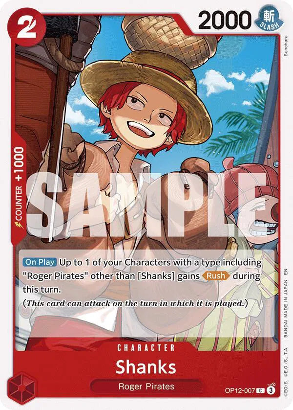 Shanks (007) OP12-007 (Legacy of the Master)