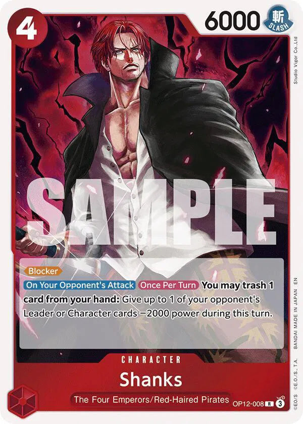 Shanks (008) OP12-008 (Legacy of the Master)
