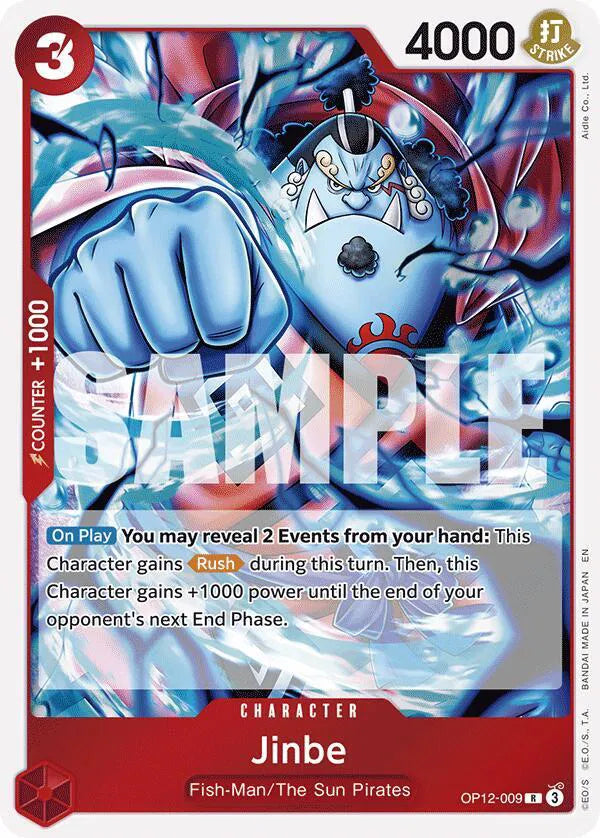 Jinbe OP12-009 · Foil (Legacy of the Master)