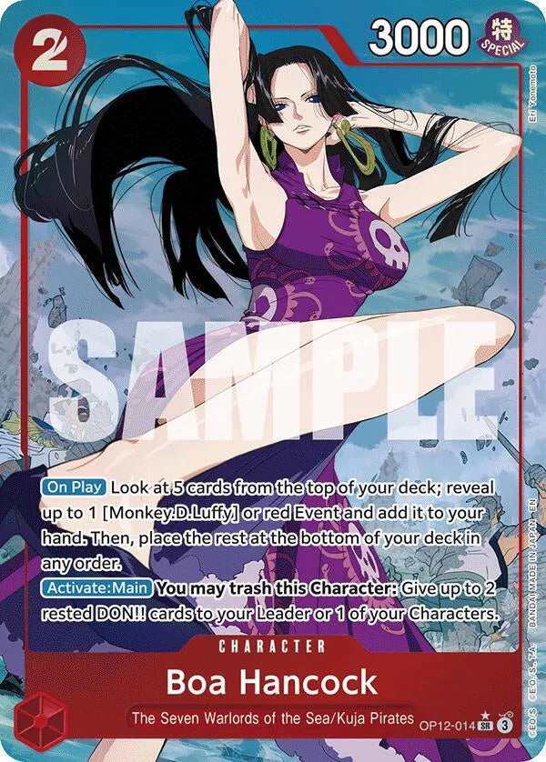 Boa Hancock (Alternate Art) OP12-014 · Foil (Legacy of the Master)