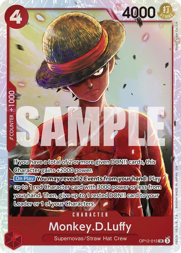 Monkey.D.Luffy OP12-015 (Legacy of the Master)