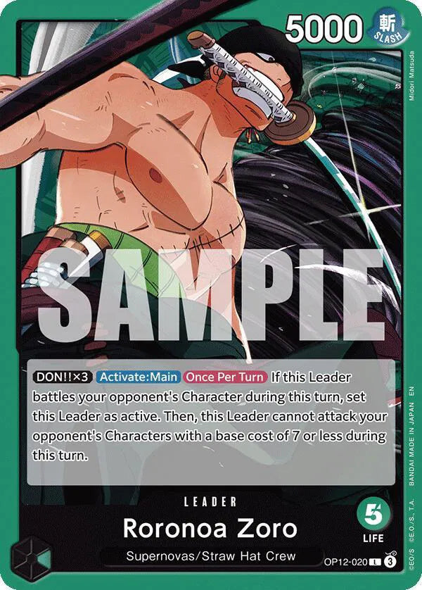 Roronoa Zoro (020) OP12-020 (Legacy of the Master)