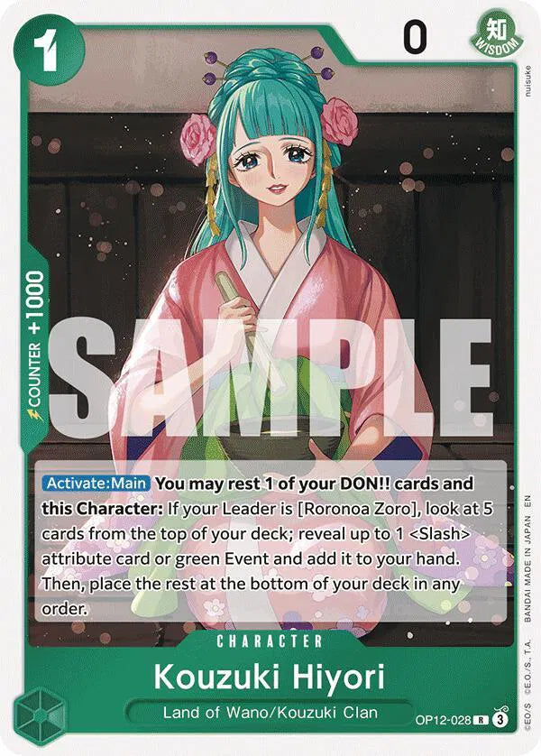 Kouzuki Hiyori OP12-028 (Legacy of the Master)