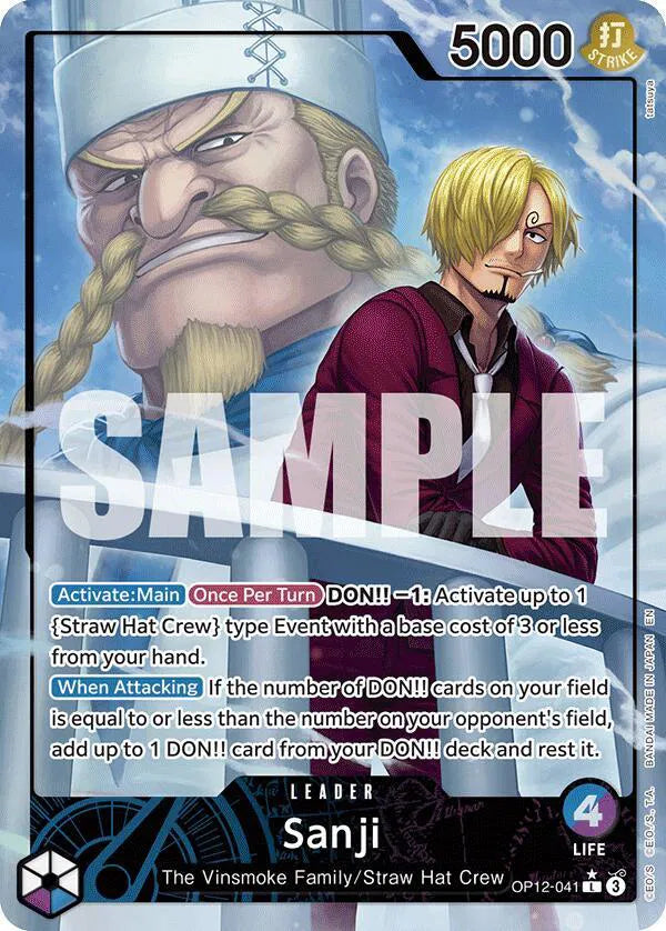 Sanji (041) (Alternate Art) OP12-041 · Foil (Legacy of the Master)