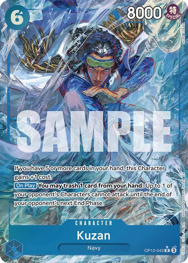 Kuzan (043) (Alternate Art) OP12-043 (Legacy of the Master)