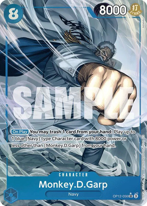 Monkey.D.Garp (Alternate Art) OP12-056 · Foil (Legacy of the Master) — PSA 10