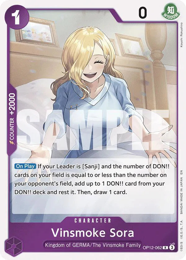 Vinsmoke Sora OP12-062 · Foil (Legacy of the Master)