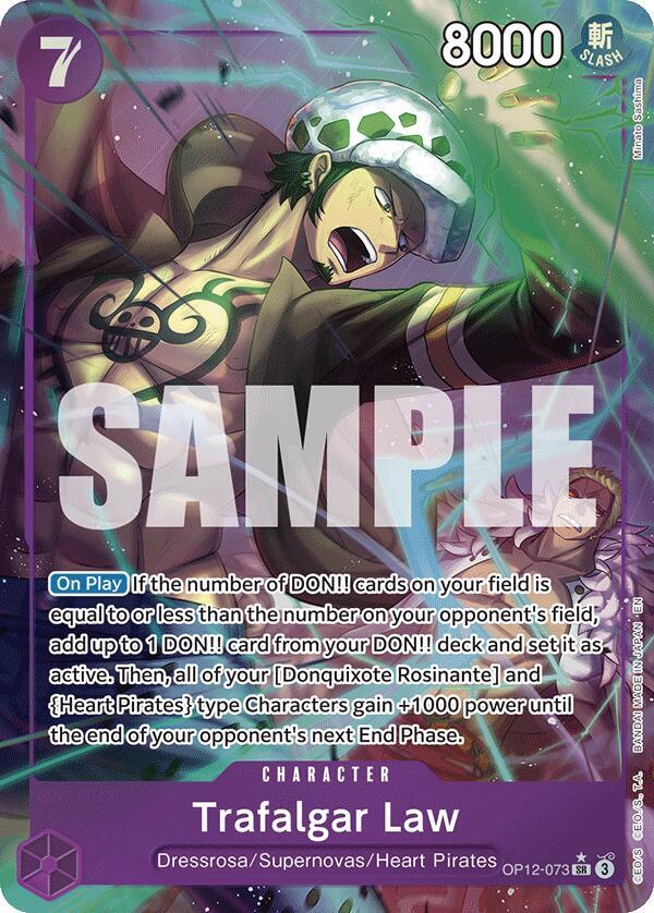 Trafalgar Law (073) (Alternate Art) OP12-073 (Legacy of the Master)
