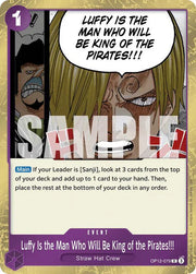 Luffy Is the Man Who Will Be King of the Pirates!!! OP12-079 (Legacy of the Master)
