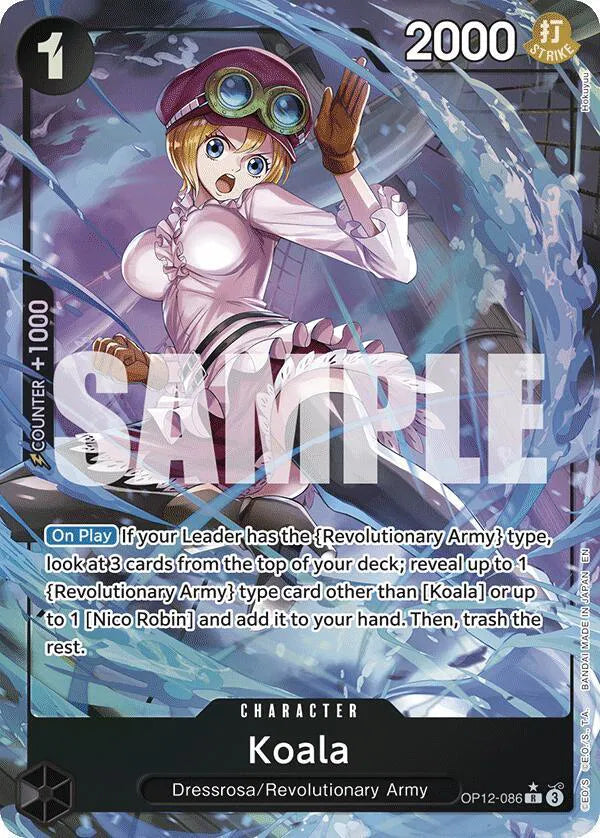 Koala (086) (Alternate Art) OP12-086 · Foil (Legacy of the Master)