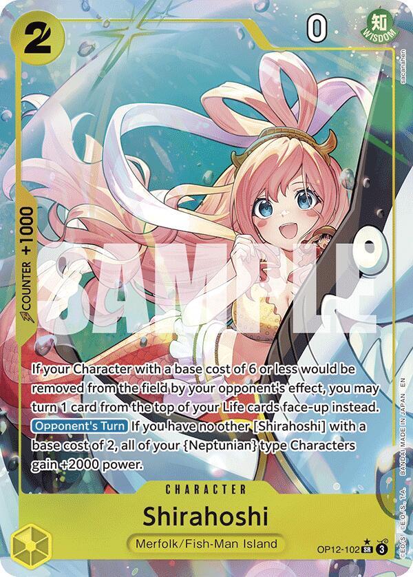 Shirahoshi (Alternate Art) Legacy of the Master SR OP12-102