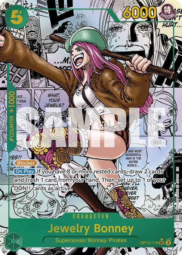 Jewelry Bonney (118) (Manga) OP12-118 (Legacy of the Master)