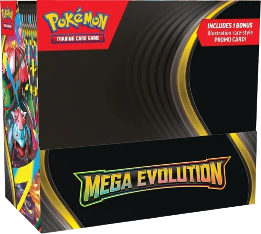 Mega Evolution Enhanced Booster Box with acrylic
