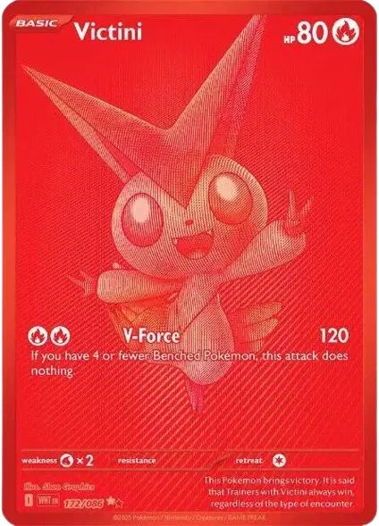 Victini 172/086 (White Flare) — PSA 10