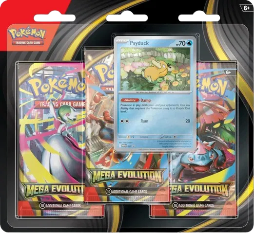 Mega Evolution 3 Pack Blister [Psyduck]