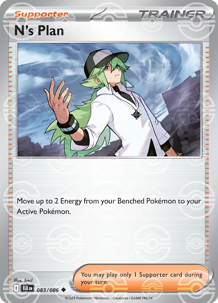 N's Plan (Poke Ball Pattern) 083/086 (Black Bolt)
