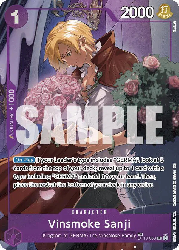 Vinsmoke Sanji (TR) OP10-063 (Legacy of the Master)