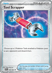 Tool Scrapper (Poke Ball Pattern) 085/086 · Holofoil (White Flare)