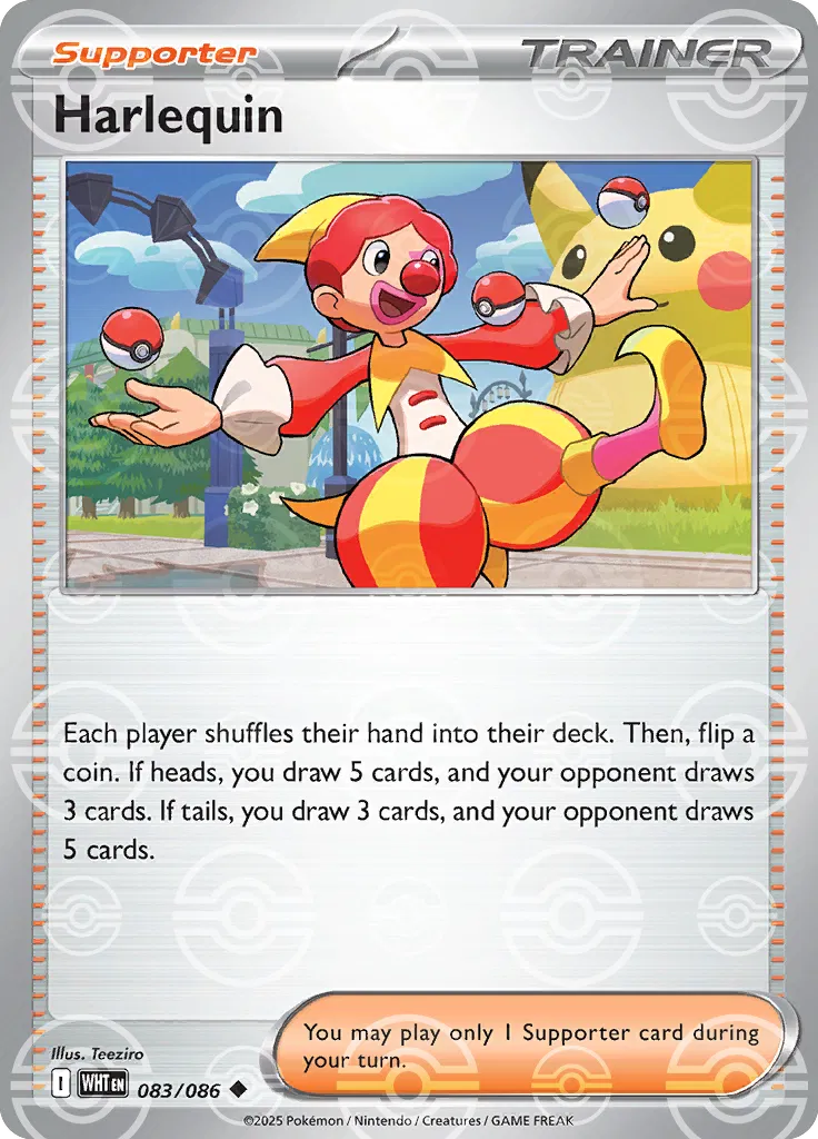 Harlequin - 083/086 (Poke Ball Pattern) - SV: White Flare (WHT)