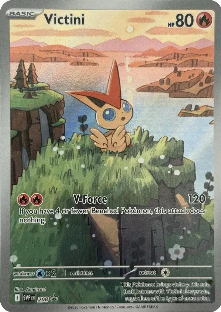 Pokémon Victini IR SVP 208