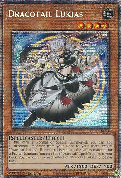 Dracotail Lukias (Starlight Rare) JUSH-EN001 (Justice Hunters)