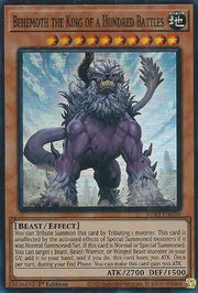 Behemoth the King of a Hundred Battles (Super Rare) JUSH-EN050 (Justice Hunters)
