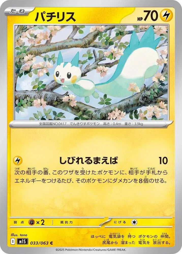 Pachirisu 033/063 · Normal (Mega Symphonia)