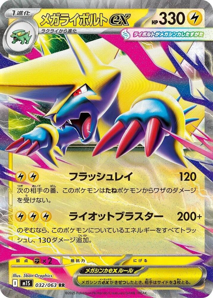 Mega Manectric 032/063 · Holofoil (Mega Symphonia)