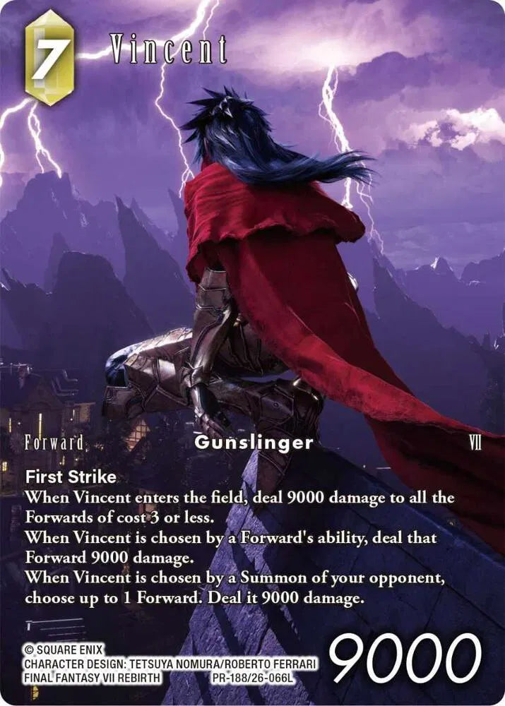Vincent (Full Art) PR-188/26-066L · Foil (Gunslinger in the Abyss)