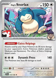 Hop's Snorlax 117/159 (Prize Pack Series One)