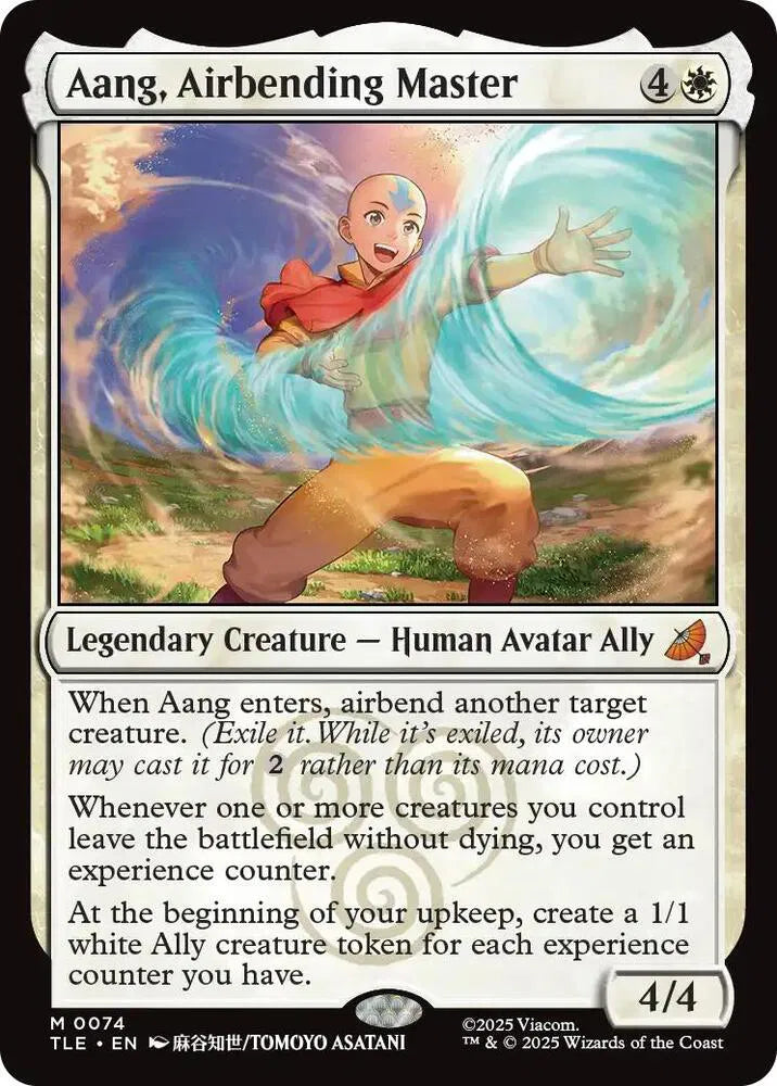 Aang, Airbending Master 74 · Foil (Avatar: The Last Airbender: Eternal-Legal)