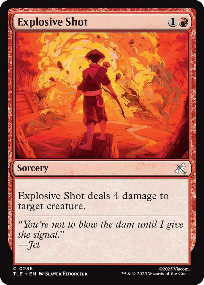 Explosive Shot 236 · Foil (Avatar: The Last Airbender: Eternal-Legal)