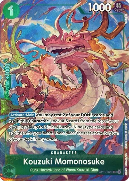 Kouzuki Momonosuke (Premium Card Collection -Best Selection Vol. 4-) OP10-028 · Collection Box (One Piece Promotion Cards)