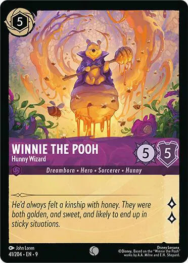 Winnie the Pooh - Hunny Wizard 41/204 · Normal (Fabled)
