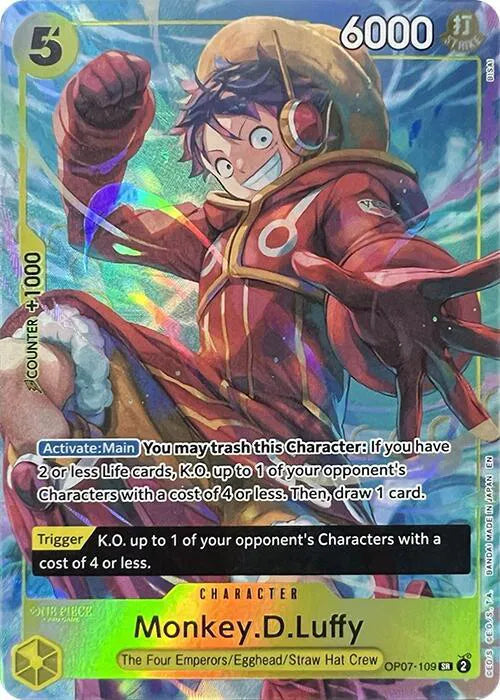 Monkey.D.Luffy (Illustration Box Vol.3) OP07-109 (One Piece Promotion Cards)