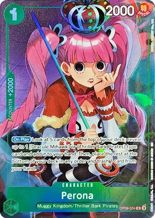 Perona (Illustration Box Vol.4) OP09-034 (One Piece Promotion Cards)