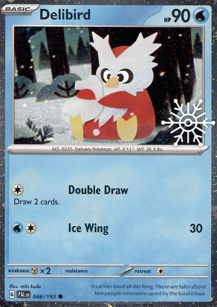 Pokemon Delibird (Holiday Calendar) Common • 046/193 Holofoil