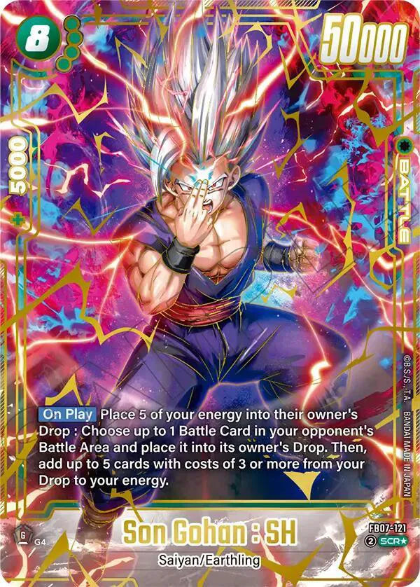 Son Gohan : SH - FB07-121 (Alternate Art) (Wish For Shenron) — BGS 10 (Black Label)