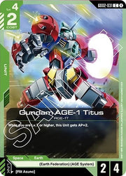 Gundam AGE-1 Titus GD02-031 · Normal (Dual Impact)
