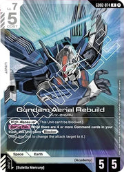 Gundam Aerial Rebuild GD02-074 · Holofoil (Dual Impact)